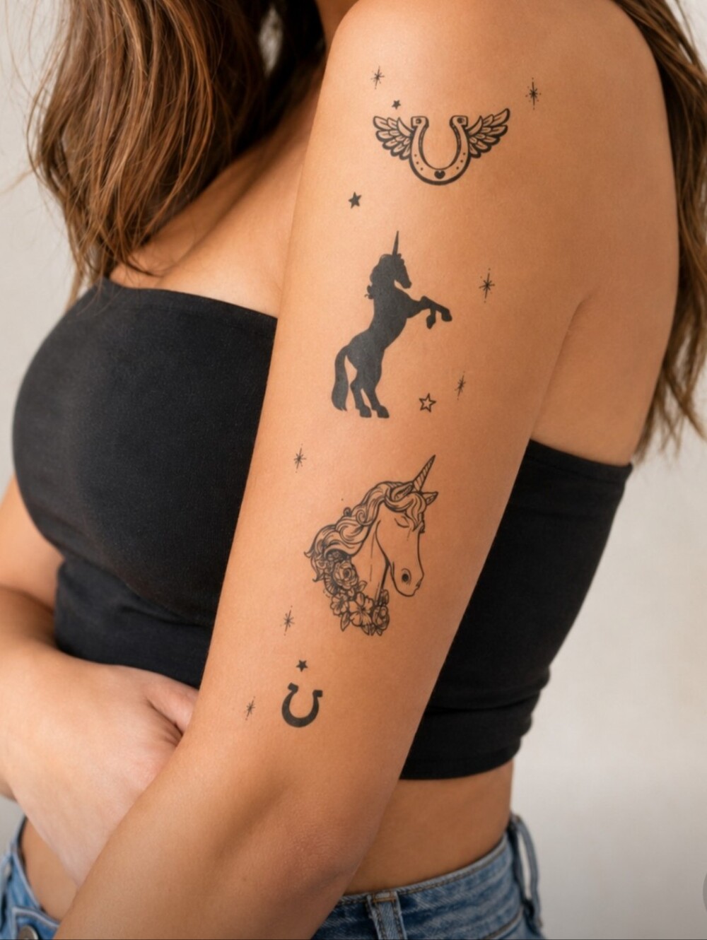 Watercolor Horse Tattoos